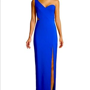 Aidan Mattox Crepe Cutout Column Dress Size 6 NWT